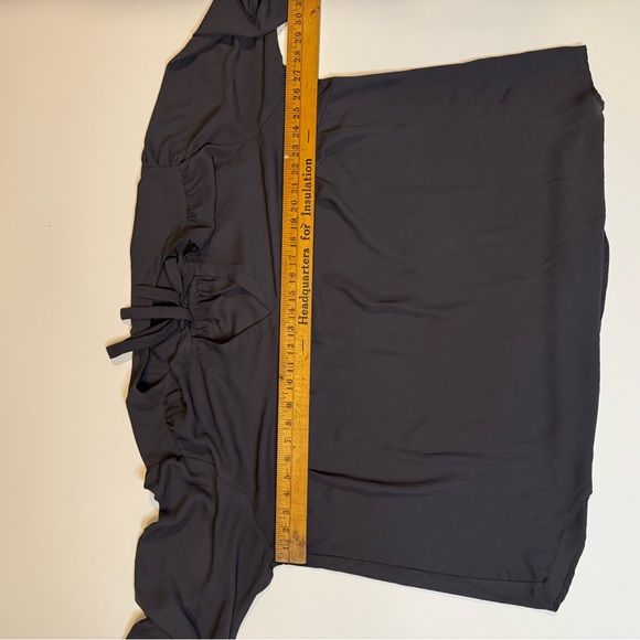 Torrid Charcoal Blouse - Picture 5 of 7